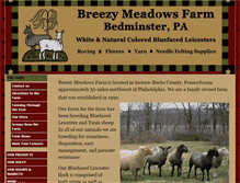 Tablet Screenshot of breezymeadowsfarm.com